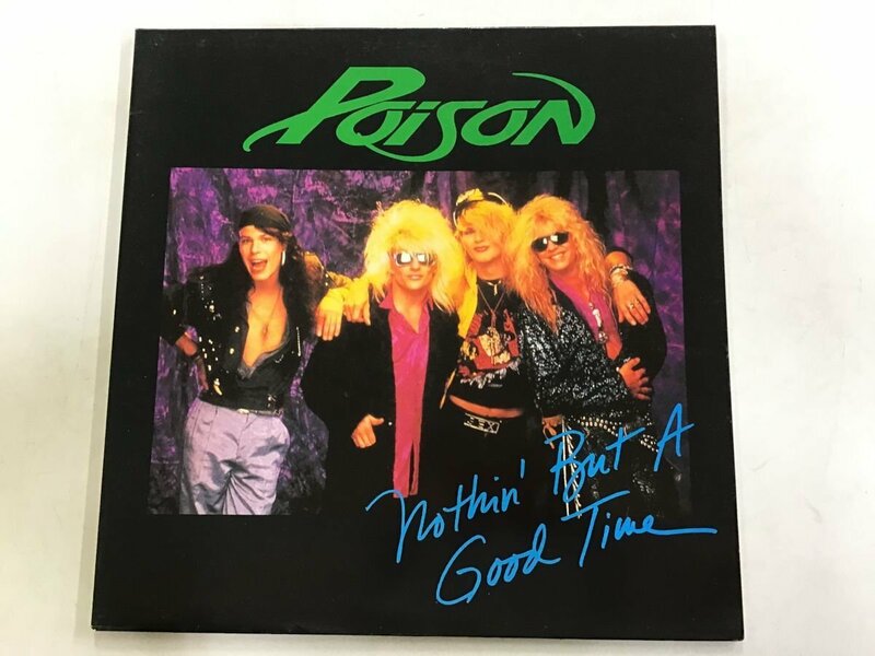 12inch / POISON / NOTHIN' BUT A GOOD TIME / UK盤 [8200RR]
