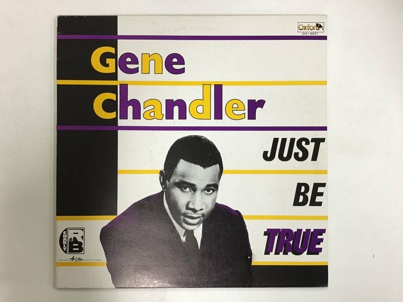 LP / GENE CHANDLER / JUST BE TRUE / イタリア盤 [8339RR]