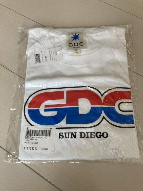 GDC SUNDIEGO サンディエゴ　Tシャツ ホワイト　Lサイズ 未開封
