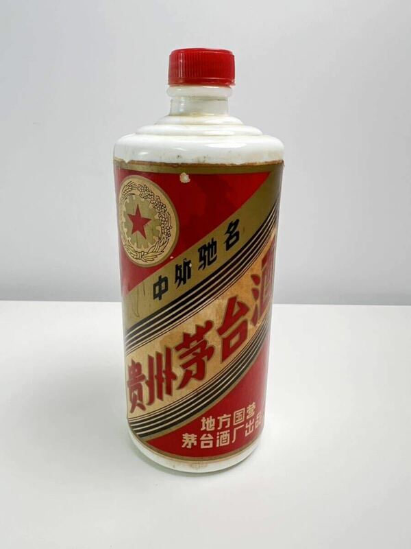 【4/5ES】空瓶 茅台酒 五星麦　スターラベル 中国 酒 