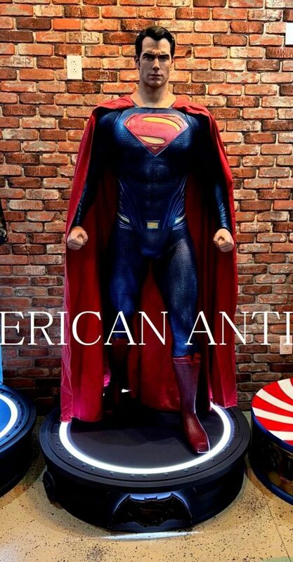 スーパーマン / バットマン vs スーパーマン ジャスティスの誕生　ホットトイズ＆サイドショウ　等身大フィギュア　身長213cm　LA直輸入
