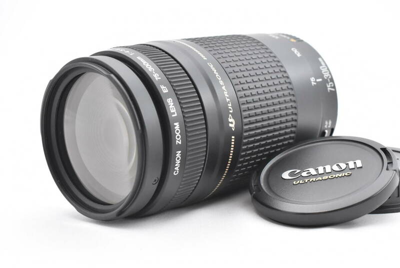 Canon キャノン EF 75-300mm F4-5.6 ll USM ズームレンズ (t6225)