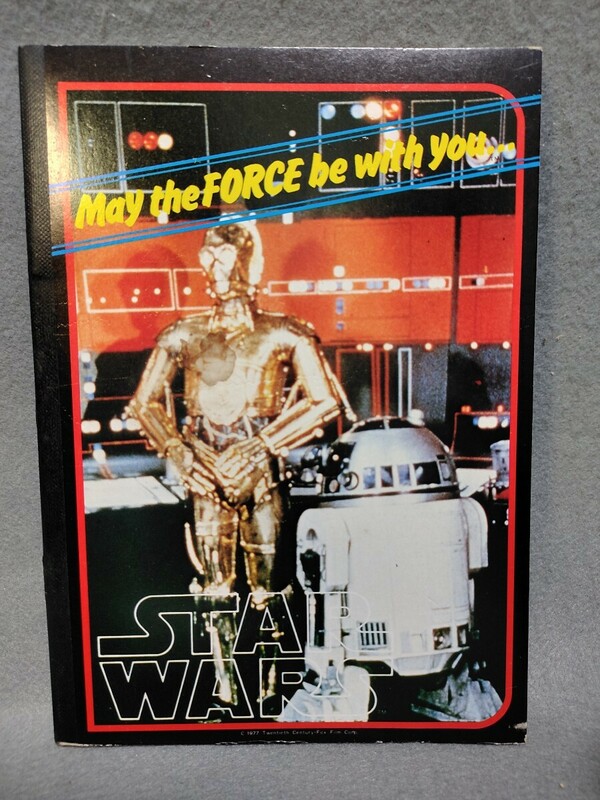 昭和レトロ 1970年代当時物 東京クイーン スター・ウォーズ ぬりえノート STAR WARS C3-PO R2-D2