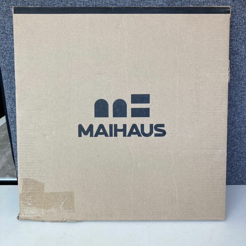 0604c1706 MAIHAUS (マイハウス) フロアタイル 置くだけ 45cm×45cm 9枚入り 約1畳分 厚さ3mm (大理石調（濃いグレー）※※同梱不可※※