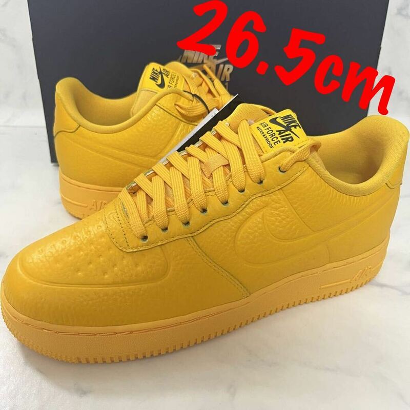 ★送料無料★【新品】Nike Air Force 1 '07 Pro-Tech WP ナイキ エアフォースプロテック ユニバーシティゴールド イエロー 26.5cm 黄色