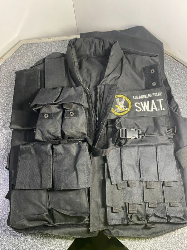タクティカルベスト 特殊部隊 SWAT ロサンゼルス市警 サバイバル サバゲ— 厚手 ミリタリー
