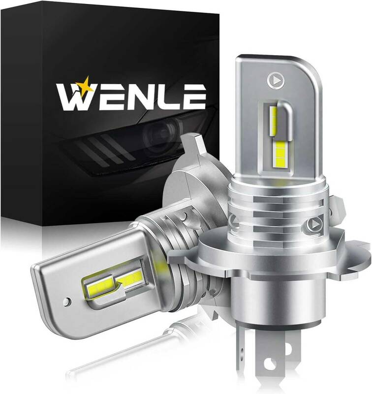 WENLE(ウエンレ) 新型 超小型サイズ 爆光 H4 H19 共用 led ヘッドライト 車検対応 Hi/Lo13000LM 6