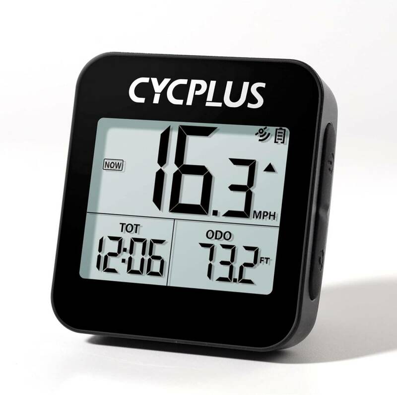 CYCPLUS GPSサイクルコンピュータ ワイヤレス 自転車用速度計 自転車スピードメーター 走行距離メーター 防水 G1