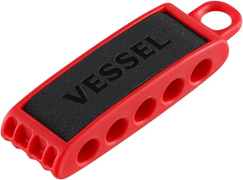 ベッセル(VESSEL) ビットホルダー 5本収納用 赤 BH-05R