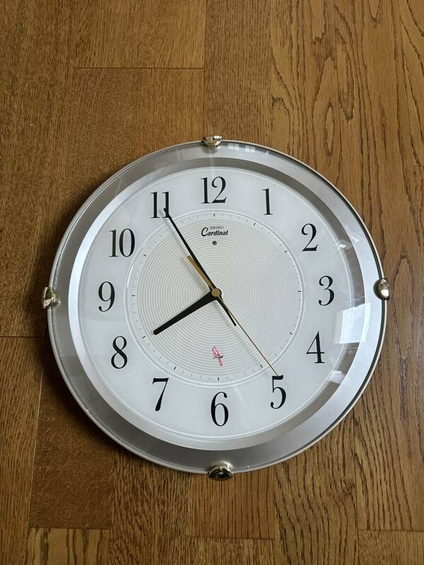 ◆SEIKO Cardinal セイコー　掛け時計　アナログ　丸型　GL951S