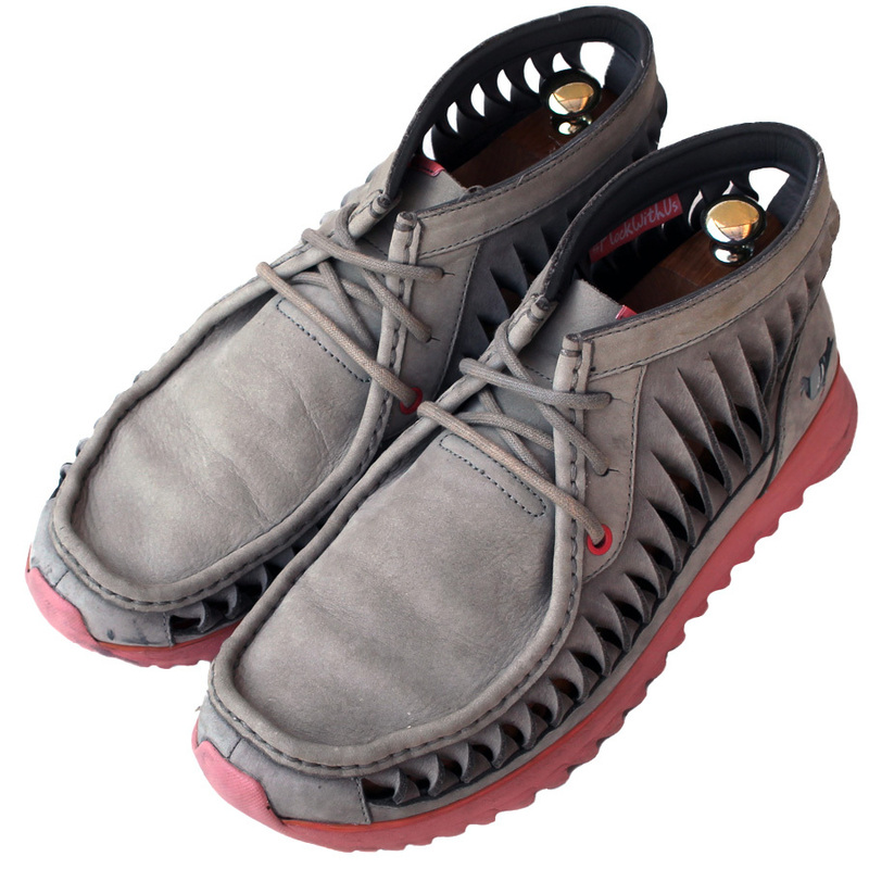 STAPLE TAWYER HELIX ＋ Clarks SPORTS WEAR ★ワラビー 9.5=27.5 ステープル クラークス レザーブーツ ヌバック p i-709