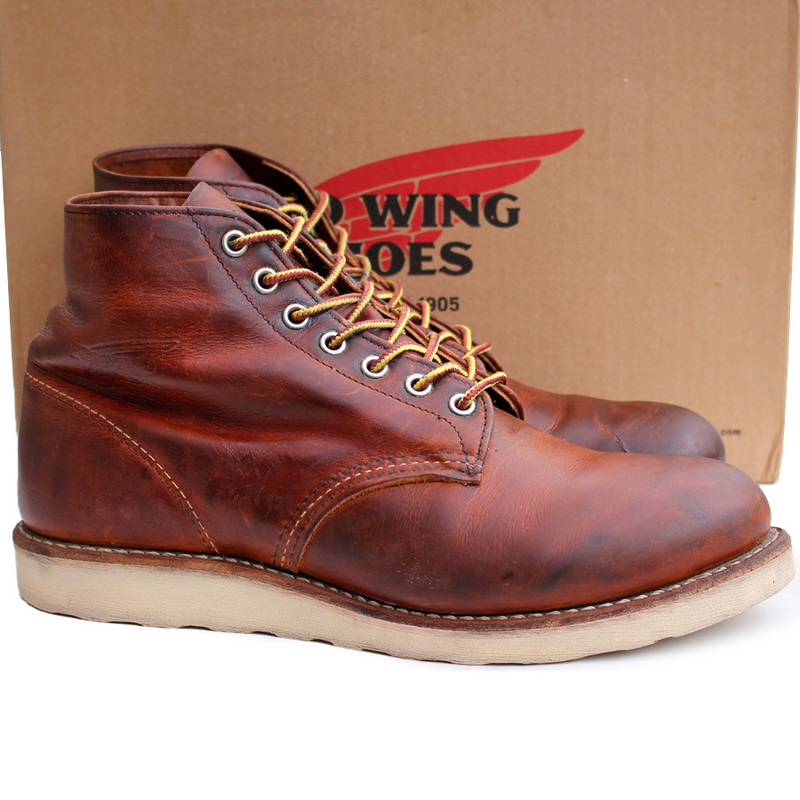 USA製★Red Wing SHOES レッドウィング★6inch CLASSIC ROUND US9D＝27 9111 ワークブーツ カッパー ラフアンドタフ レザー メンズ p i-672