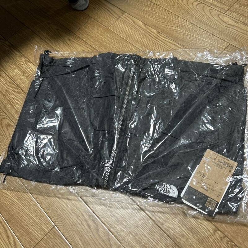 THE NORTH FACE Nylon Denim Compact Jacket size S 新品未使用　ノースフェイス　ナイロン　デニム　コンパクトジャケット　ブラック