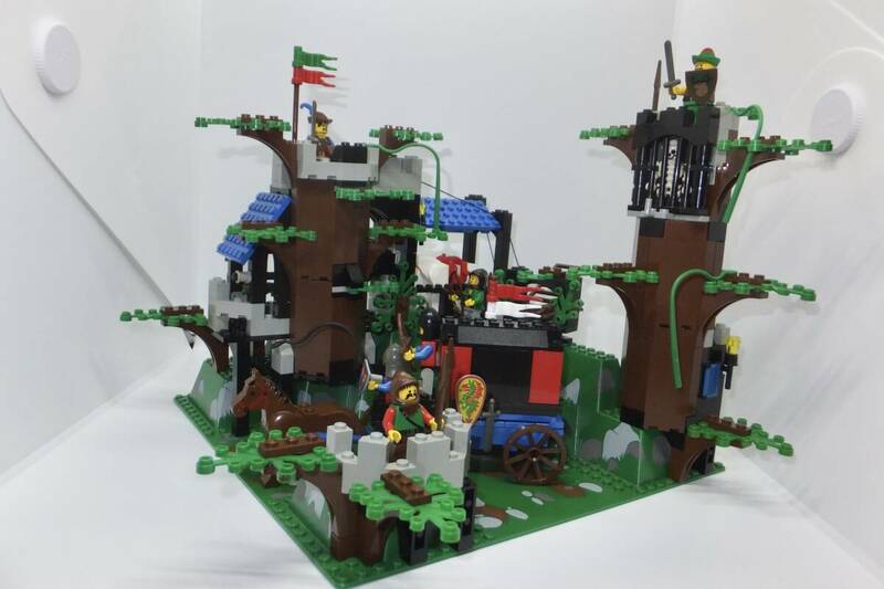 LEGO #6079 エルクウッドの砦　Dark Forest Fortress　森の人　フォレストマン　お城シリーズ　オールドレゴ　完品　取説無し