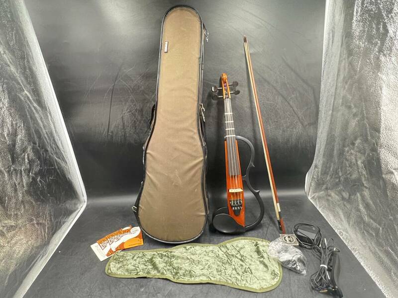 YAMAHA/ヤマハ サイレント 電子 バイオリン 弦楽器 楽器 演奏 趣味 コレクション エレキバイオリン ケース付 SV-100