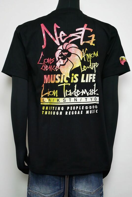 新品正規 ネスタ NESTA BRAND ドライグラデロゴTシャツ 黒L 242NB1008 吸水速乾 半袖 Tシャツ トップス