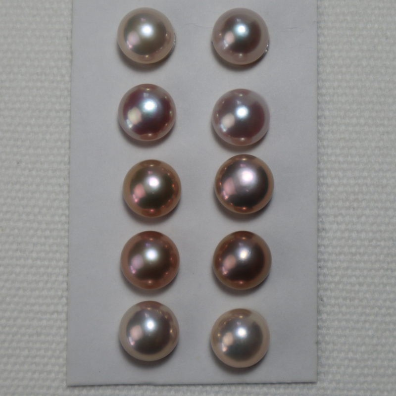 パールペアルース５セット 9.5-9.9mm 【キングフィッシャー】真珠科学研究所 602231