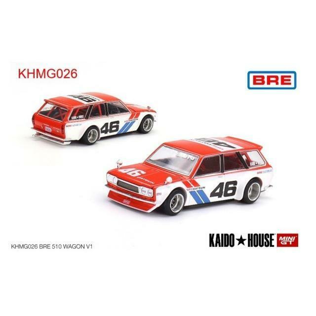 MINI GT　KHMG026　ダットサン KAIDO 510 ワゴン BRE V1 ※1/64スケール