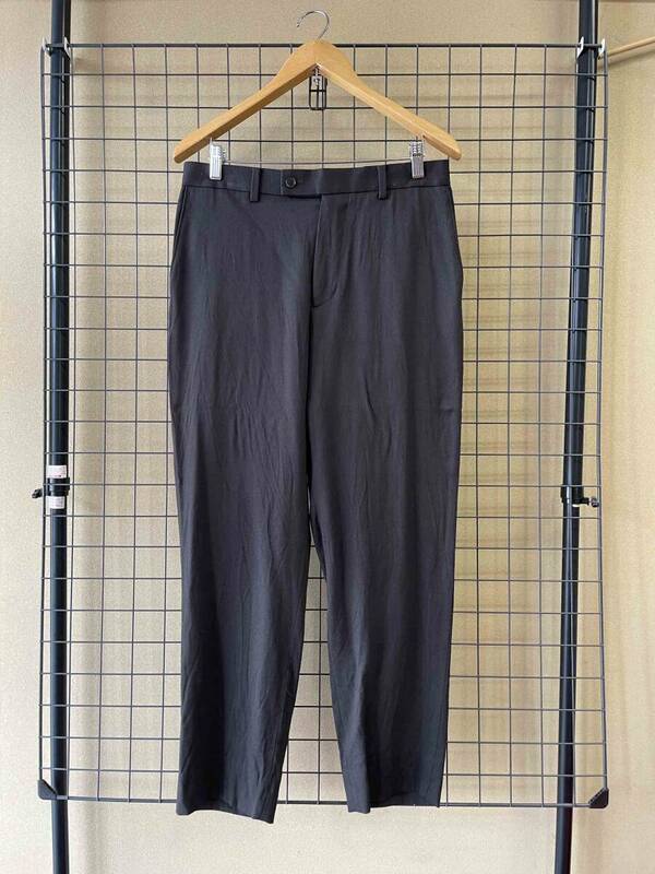 【O0u/オーゼロユー】Stretch Easy Pants Set Up sizeL MADE IN JAPAN ストレッチ素材 ウール イージーパンツ セットアップ トラウザー