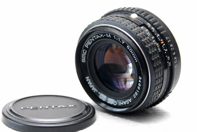 PENTAX-M ペンタックス 純正 Kマウント専用 50mm 高級単焦点レンズ 1:1.7 作動品