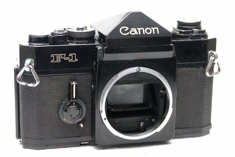 Canon キャノン 最高峰 昔の高級一眼レフカメラ F-1 ボディ (前期型) 希少な作動品（腐食なし）