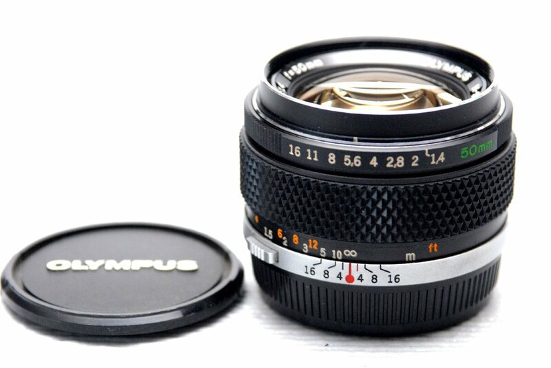 （綺麗）OLYMPUS オリンパス 純正 高級一眼レフカメラM-1専用 M-SYSTEM G.ZUIKO 50mm 高級単焦点レンズ1:1.4 超希少・良好品