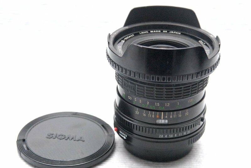 Canon キャノン FDマウント専用 SIGMA製 18mm MF 単焦点高級ワイドレンズ 1:2.8 超希少・作動品
