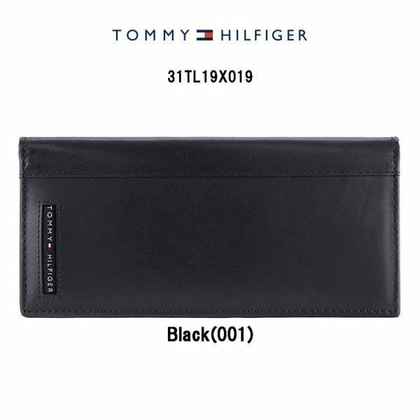 ※訳あり アウトレット TOMMY HILFIGER(トミーヒルフィガー)長財布 カードケース クレジットカード 31TL19X019 Black