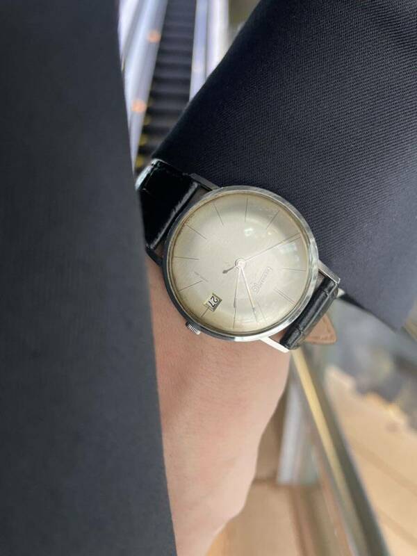 【即決】購入価格 42万円 Eberhard アンティークウォッチ 時計 エベラール