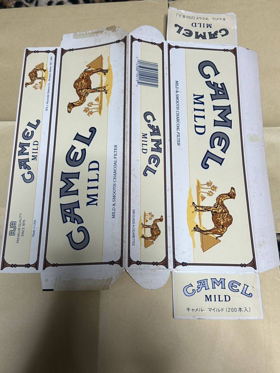 90'sキャメルマイルドCAMEL MILDカートンボックス　JT日本たばこ