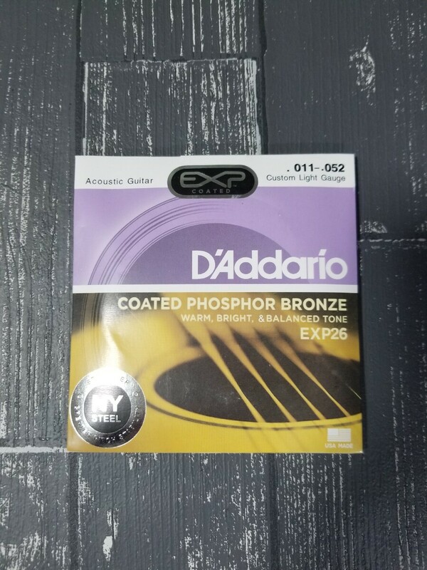 ★新品　D'Addario ダダリオ アコースティックギター弦 EXP26