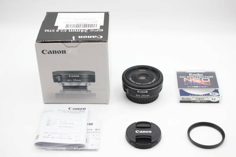 極上品◆Canon キヤノン EF-S 24mm F2.8 STM◆0416