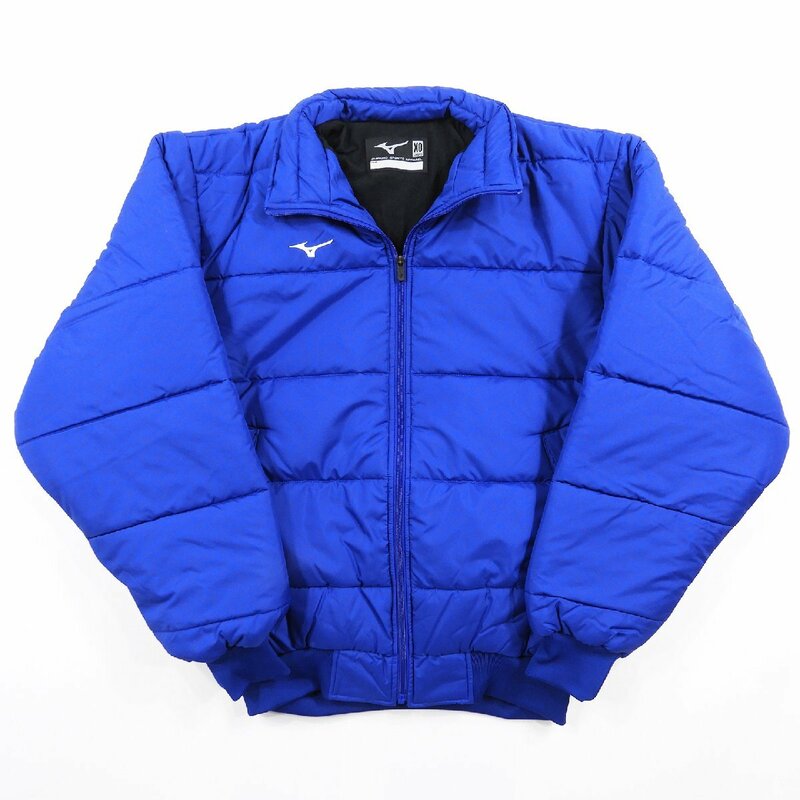 未使用 MIZUNO ミズノ 中綿ジャケット ブルー size XO #18481 スポーツウエア ウインドブレーカー アウター