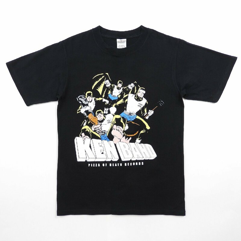 KEN YOKOYAMA 横山 健 ハイスタンダード ピザオブデス Tシャツ size S #18705 送料360円 アメコミ ロック パンク ハイスタ