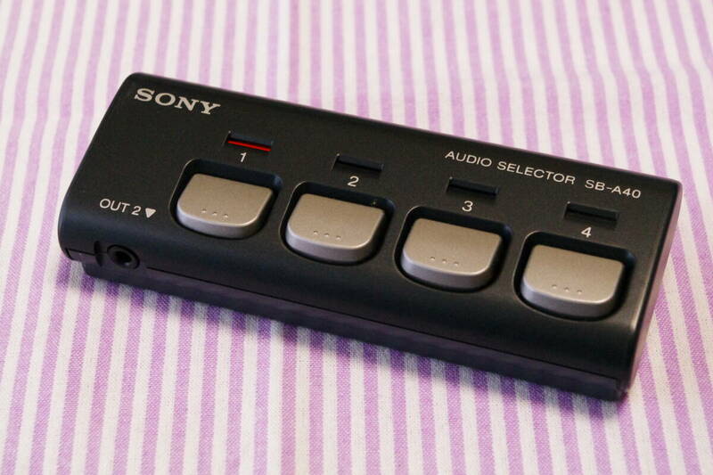 SONY オーディオセレクター SB-A40 オーディオ切換器 ■i8
