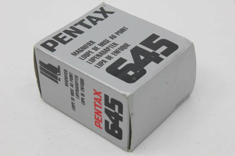【送料無料／未使用品】 ペンタックス PENTAX 645 MAGNIFIER マグニファイヤー 元箱 取説 ケース MT4260
