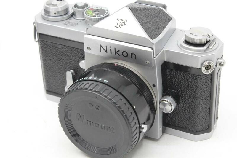 【動作確認済／超美品】 ニコン Nikon Nippon Kogaku F アイレベル ボディ シルバー 651万番 富士 RING M MT4235