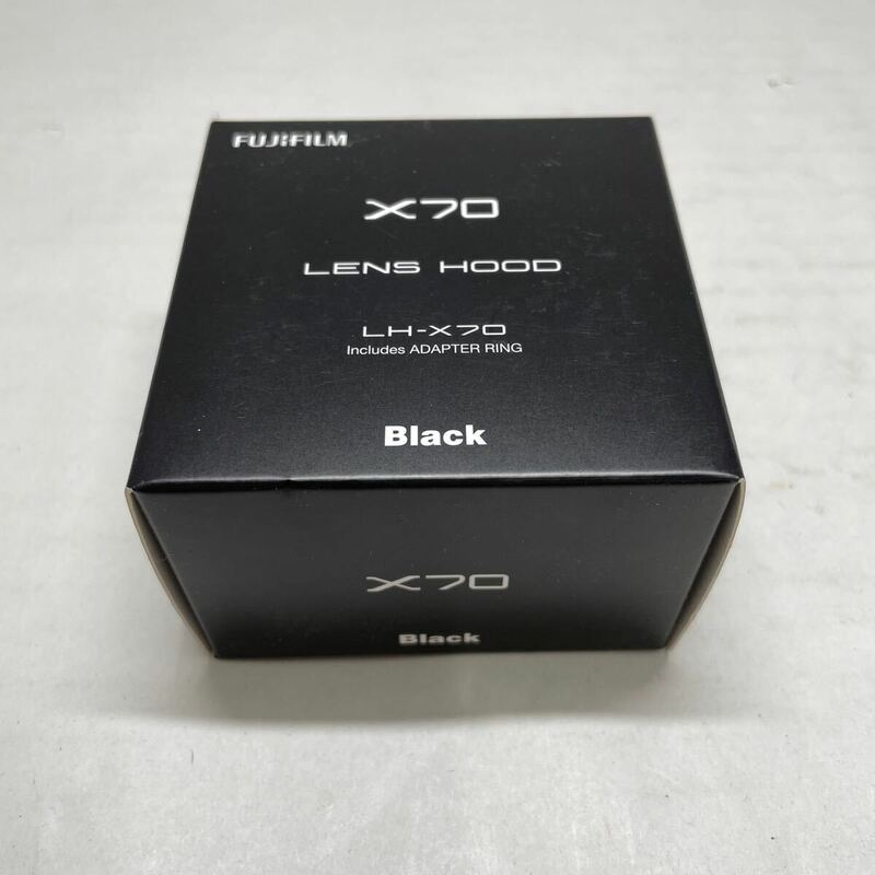 新品　レンズフード　FUJIFILM LH-X70 LENS HOOD Black #i42971 j1
