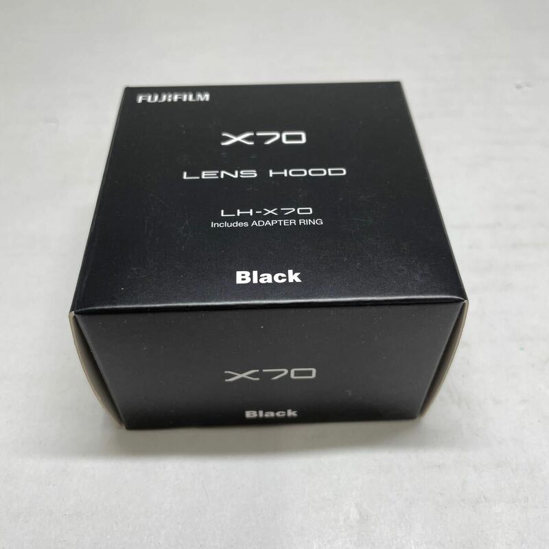 新品　レンズフード　FUJIFILM LH-X70 LENS HOOD Black #i42962 j1