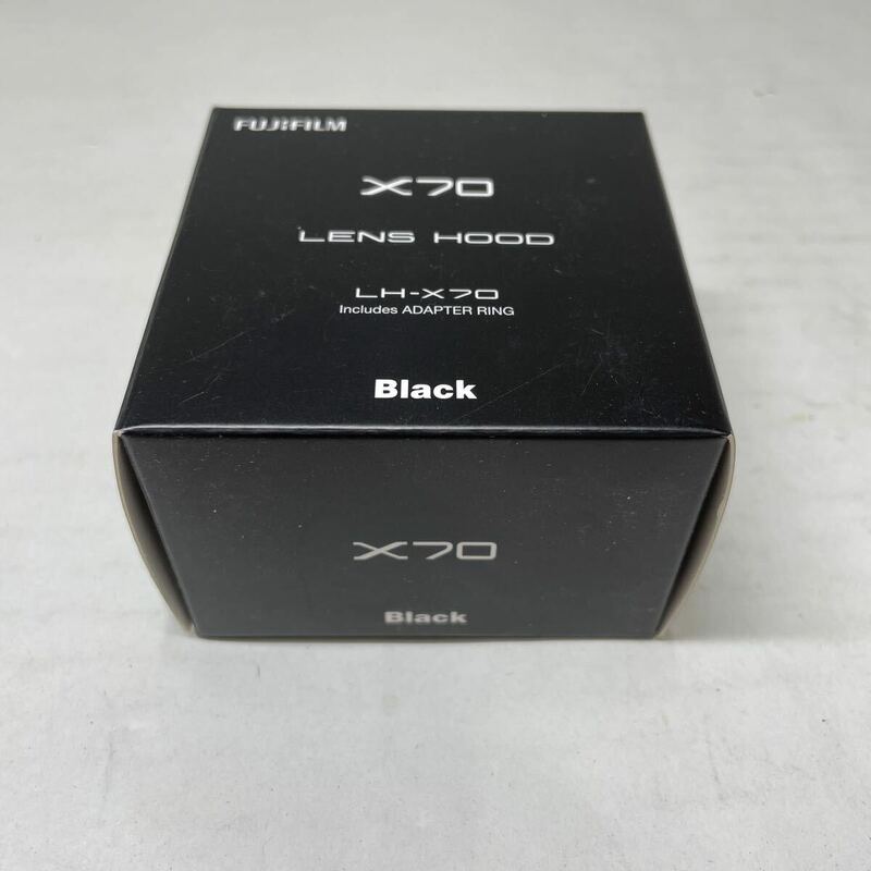 新品　レンズフード　FUJIFILM LH-X70 LENS HOOD Black #i42964 j2