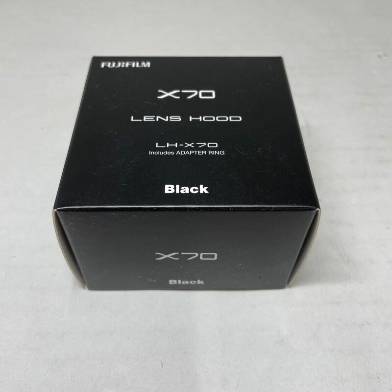 新品　レンズフード　FUJIFILM LH-X70 LENS HOOD Black #i42972 j1