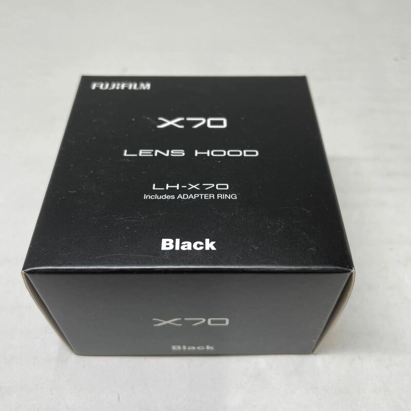 新品　レンズフード　FUJIFILM LH-X70 LENS HOOD Black #i42961 j1