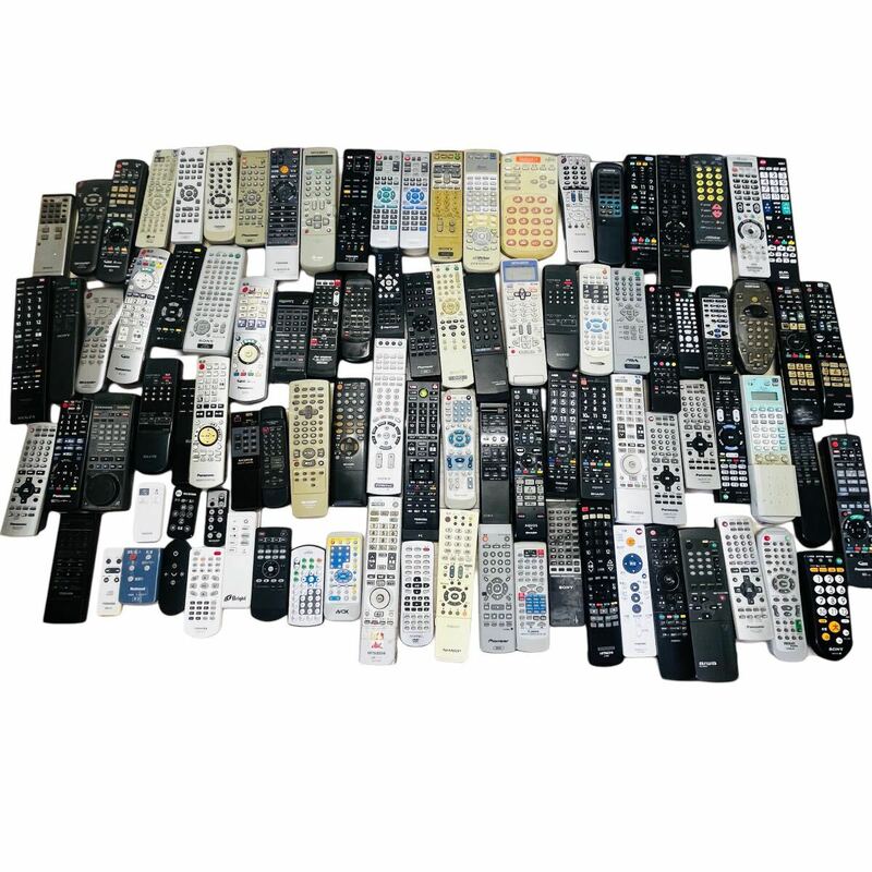 J04008リモコン TV テレビ SONY SHARP Panasonic TOSHIBA 電化製品 家電 大量セットまとめ売り
