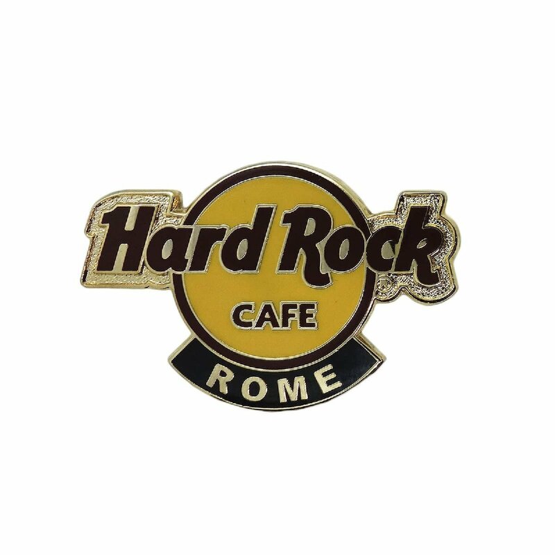 Hard Rock CAFE ピンズ ハードロックカフェ ROME ピンバッジ ビンバッチ 留め具付き