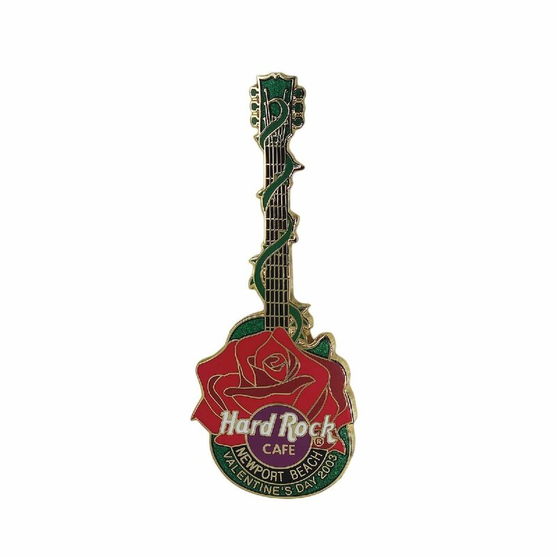 Hard Rock CAFE ハードロックカフェ 薔薇 ギター ピンズ リミテッドエディション ピンバッジ ピンバッチ 留め具付き コレクター