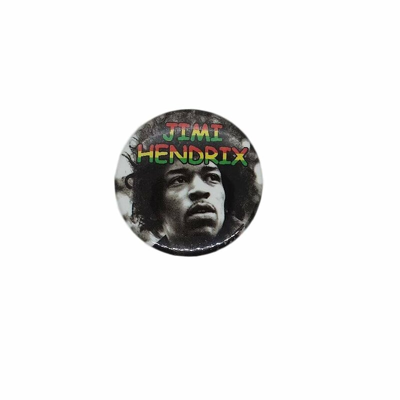 Jimi Hendrix ジミ・ヘンドリックス 缶バッジ バッチ シンガーソングライター ピンバッチ 缶バッチ