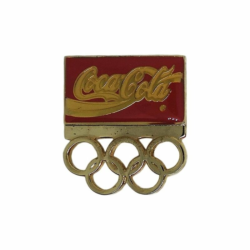 Coca Cola ピンズ ピンバッジ ピンバッチ オリンピック五輪マーク コカコーラ 留め具付き