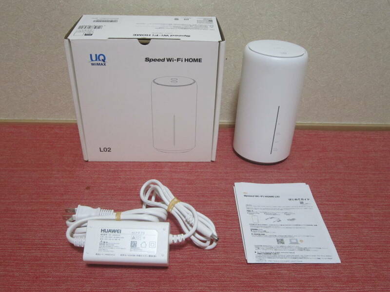 〇美品! 動作良好! 楽天 最強プラン設定済　UQ au Speed Wi-Fi HOME L02 huawei HWS33MWU WiMAX ルーター SIMフリー docomo ソフトバンク 