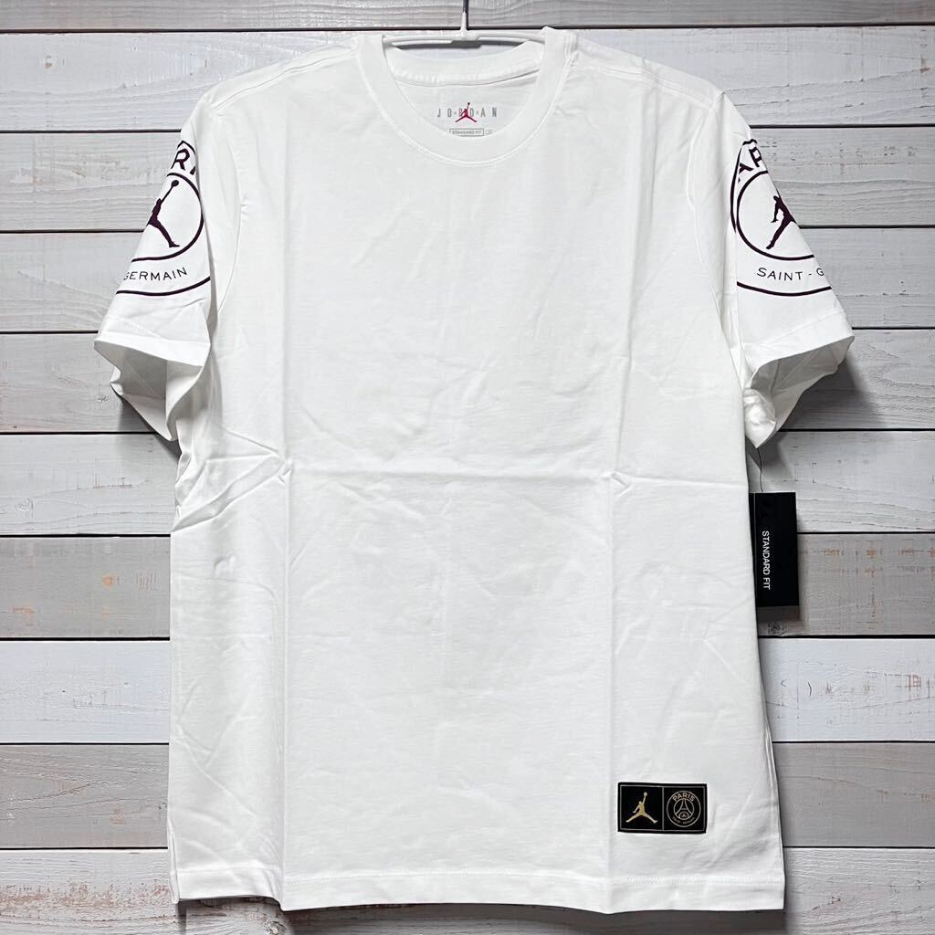 SIZE XXL NIKE JORDAN PSG PARIS SAINT GERMAIN TEE SHIRT CK9780-100 ナイキ ジョーダン パリ サンジェルマン ホワイト Tシャツ