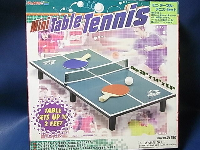 ミニ 卓球ゲーム　テーブルテニス セット　70×35×14cm　テーブルの上に置いたり 床に置いたり　お部屋で遊べる　送料￥1.330～